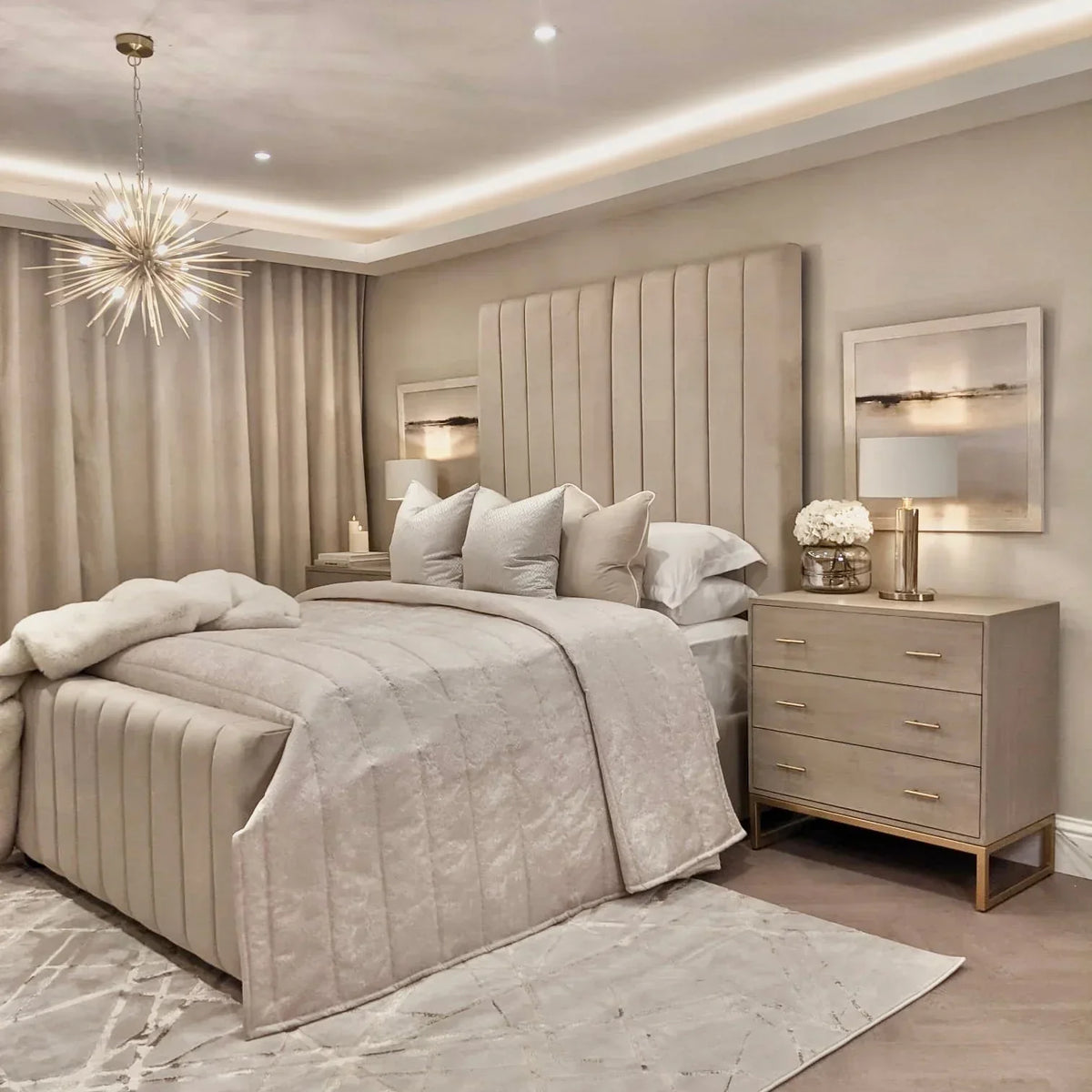 Westminster Luxury Panelled Bed