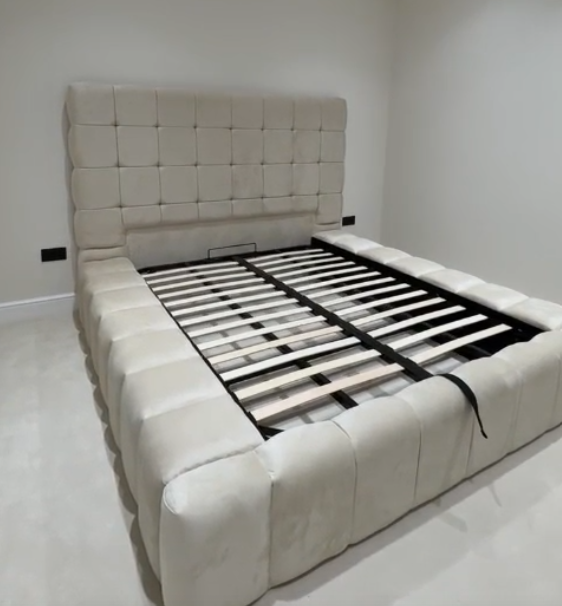 Sofista Elysian Comfort Bed – Modern Luxury Cushioned Tufted Headboard Upholstered Bed UK