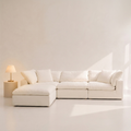 Sofista Cloud L-Shape Sofa – Fully Modular Bouclé Corner Sofa with Rearrangeable Seats UK