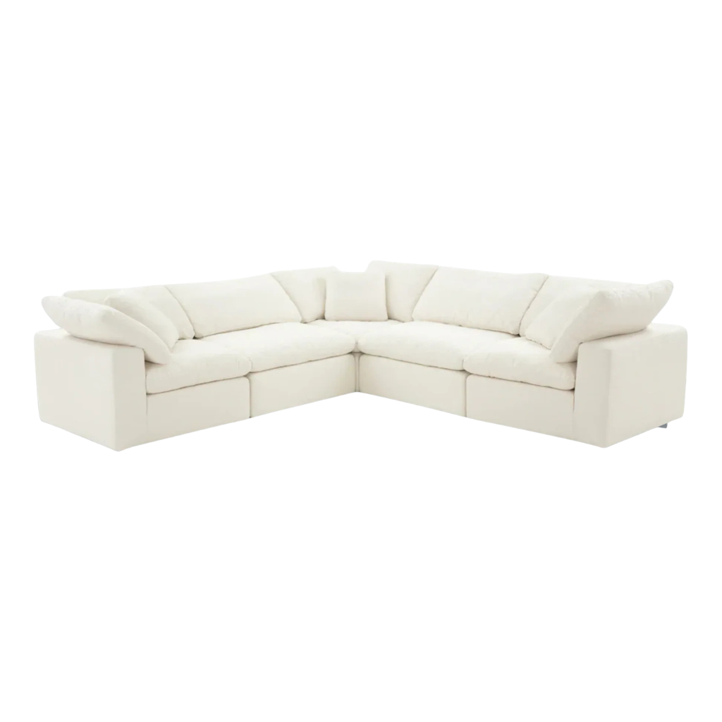Sofista Cloud Corner Sofa | Luxury Bouclé Corner Sectional | Modern Corner Sofa UK
