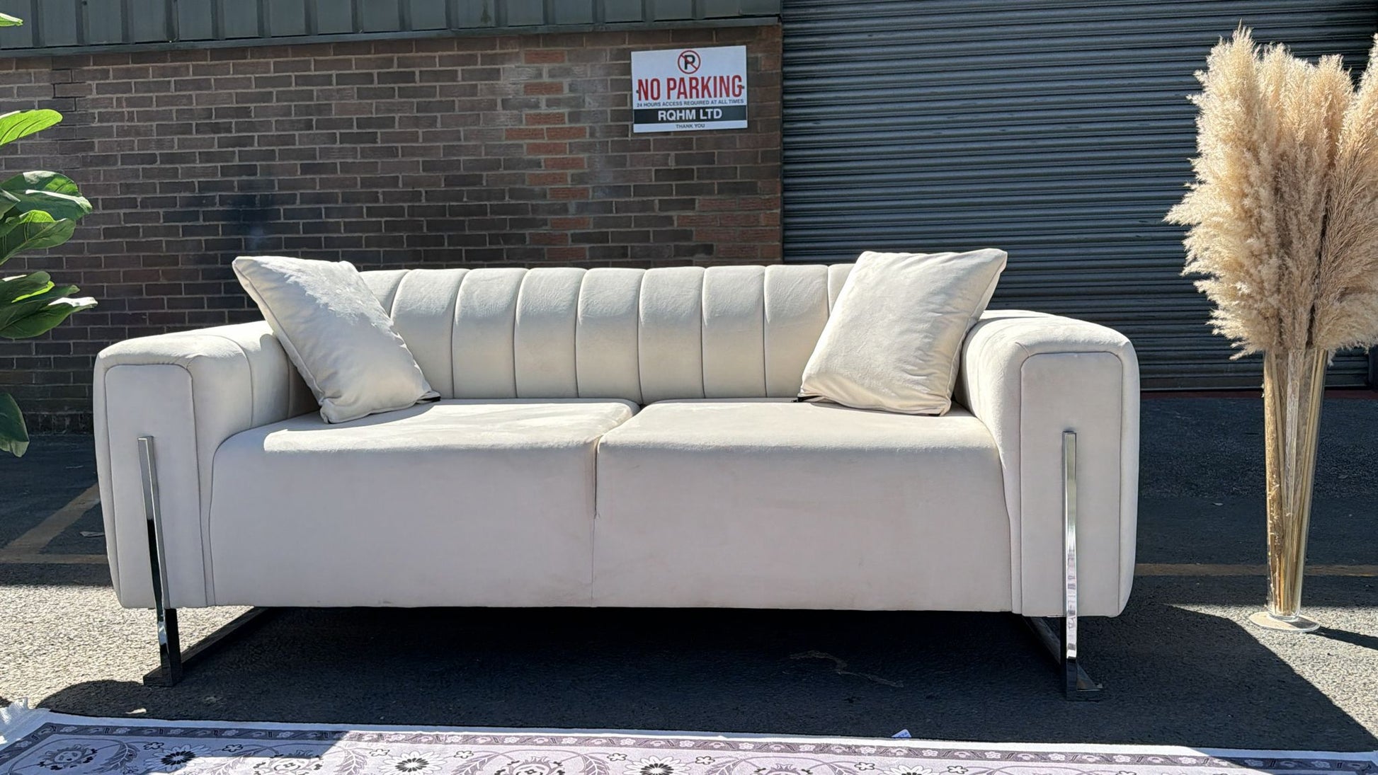 Turkish Sofa Fixed Seat 1 Seater – Luxury Accent Armchair with Fixed Cushions UK