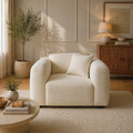 Sofista Luna 1 Seater Sofa – Contemporary Curved Armchair for Modern Homes UK