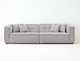 Sofista 4 Seater Murray Sofa in Putty Boucle Fabric
