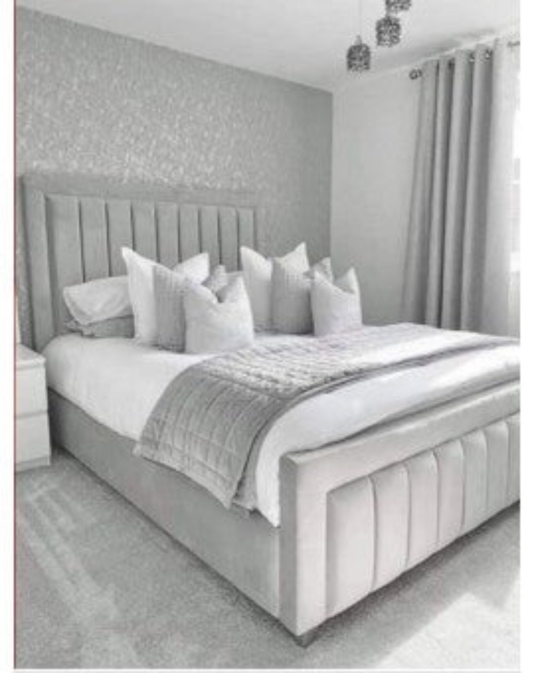 Oslo Panel Upholstered Bed - Sofista Living LTD 