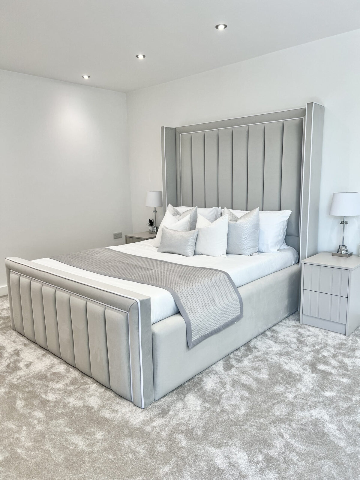 Hilton Winged Bed - Sofista Living LTD 