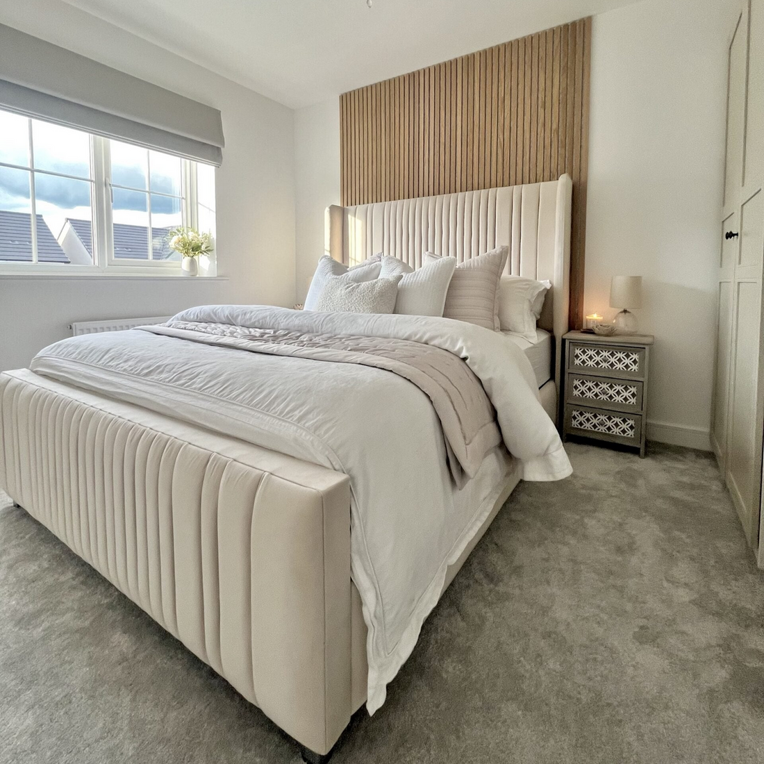 Mayfair Winged Bed - Sofista Living LTD 