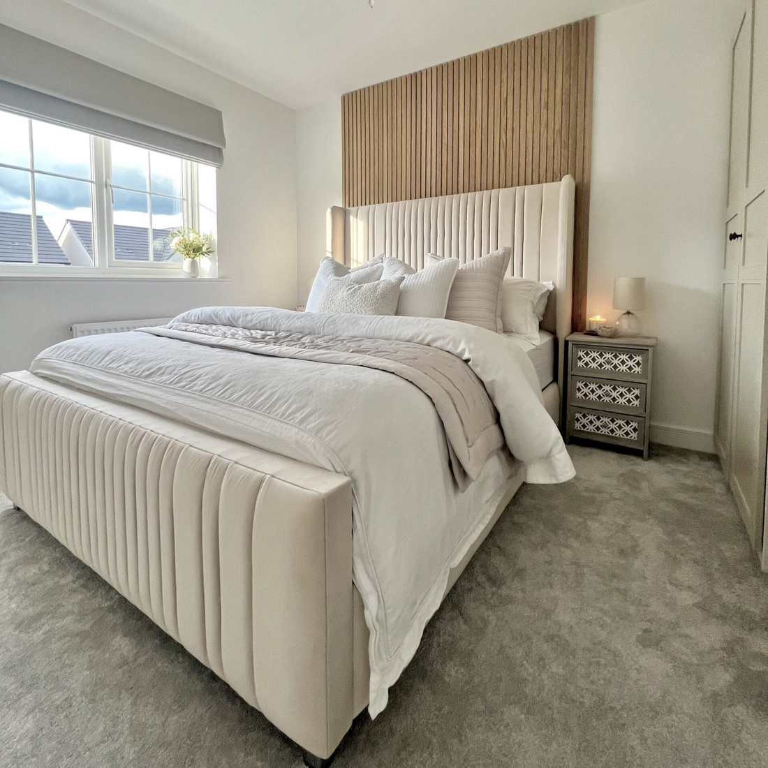 Mayfair Winged Bed - Sofista Living LTD 
