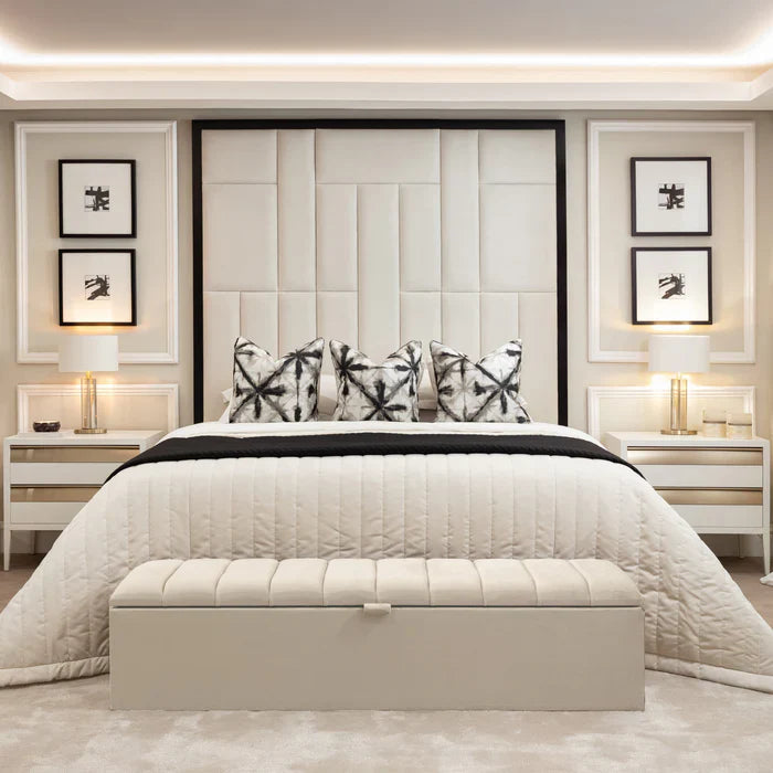 The Elizabeth Panelled Bed - Sofista Living LTD 