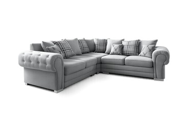 Sofista Mayfair Corner Scatterback Sofa – Relaxed Luxury Corner Sofa with Plush Cushions UK