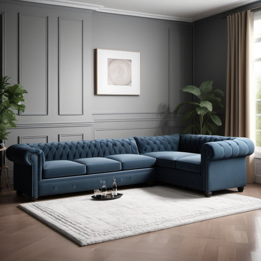 Harper Chesterfield Sofa – Modern L shape Sofa