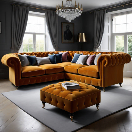 Sloane Bespoke Corner Sofa – Bespoke Chesterfield Sofas