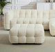 6 cushions cream 24/24 inches 
Footstool Kyla with storage inside