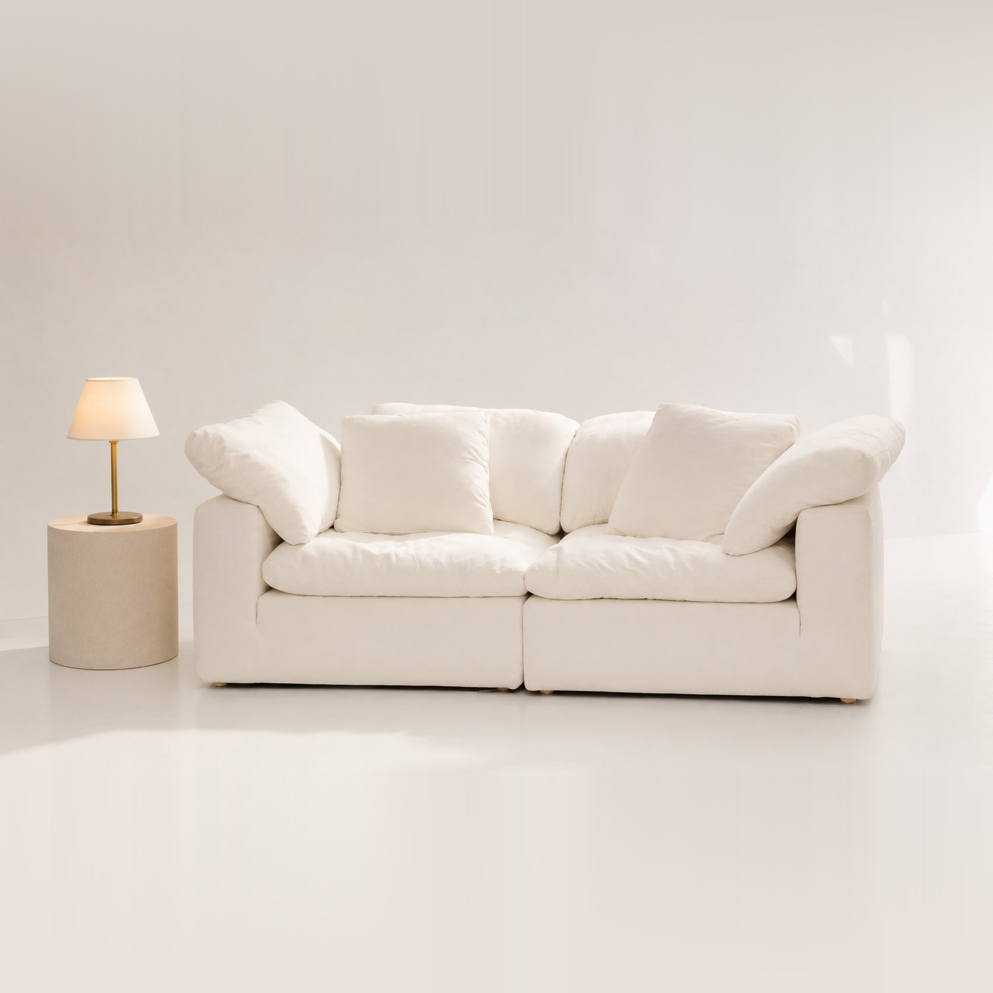 Sofista Cloud 2 Seater Sofa – Luxury Bouclé Loveseat for Modern Living Rooms UK