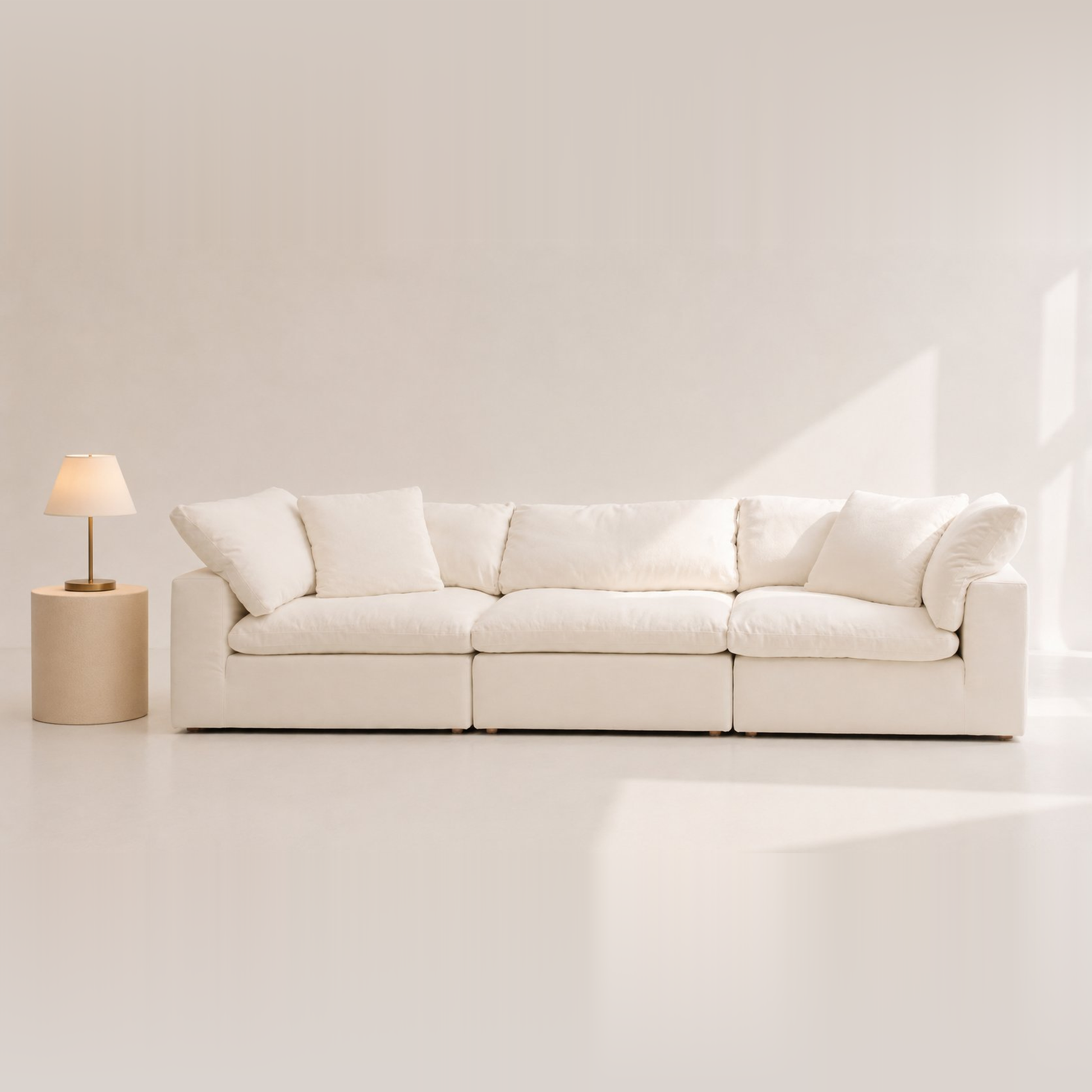Sofista Cloud 3 Seater Sofa – Luxury Bouclé Family Sofa for Modern Living Rooms UK