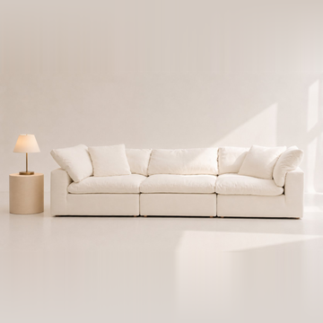 Sofista Cloud 3 Seater Sofa | Luxury Bouclé Family Sofa | Modern 3 Seater Sofa UK